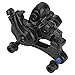 Biuzi Pinza de Freno de Disco, 1Pc Pinzas de Freno de Disco mecánicas de Acero Inoxidable Bicicleta de Bicicleta Delantera y Trasera de Bicicleta(Negro)