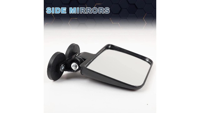Miroirs Latéraux Magnétiques Pour Tracteur - 114 Lb De Force, Réglables, Compatibles Mahindra, Kioti, Etc. - 9