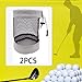 Yiju 2Pcs Golf Ball Bag Holder Drawstring Closure Small Breathable Lightweight Net Bag Pouch for Gym Beach Beach Outdoor Travel, L