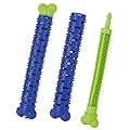 Dog Chew Toys,Indestructible Teeth Cleaning Toy Chew with Rubber Dogs Dental Massage the gums,Reusable Puppy Chew Toy Pet Oral Products for Small Medium Pets Dogs Toy Toothbrush