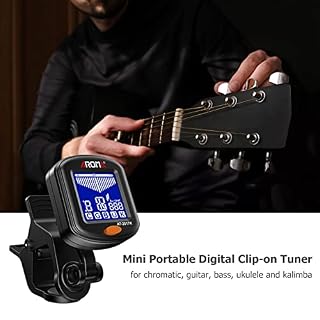 COMETX Accordeur à clipser automatique – Mini appareil de réglage numérique portable – Écran LCD multifonction – Clip rotatif pour guitare chromatique basse ukulélé - Les Beatles, Paul McCartney, John Lennon, RIngo Starr, George Harrison COMETX Accordeur à clipser automatique - Mini appareil de réglage numérique portable - Écran LCD multifonction - Clip rotatif pour guitare chromatique basse ukulélé – Image 5