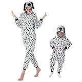 RoseFinch Fang Adult Kid Animal Puppy Onesies Pajamas Cute Cosplay Dog Halloween Xmas Costume Winter Hooded Sleepwear 5T