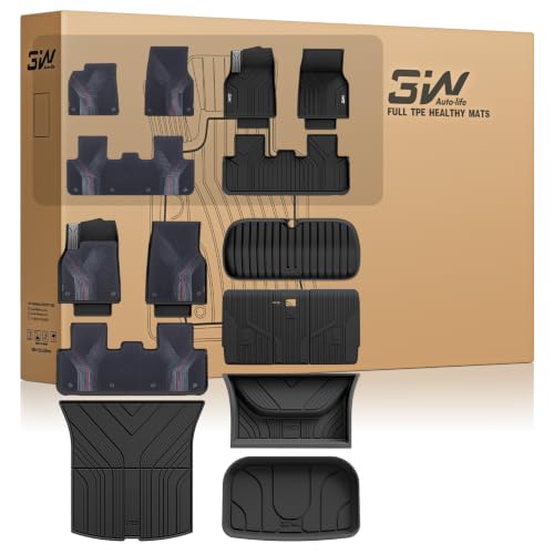 Image of 3W 10PCS Floor Mats for Tesla Model Y Juniper 2025 2026 Star Trails Carpets
