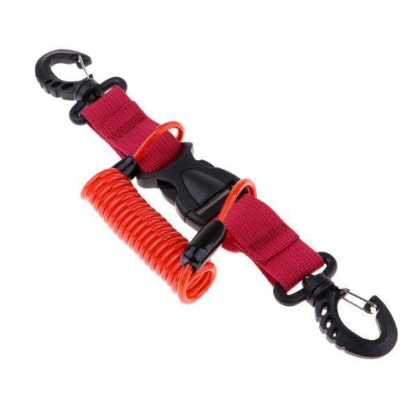 Bnf® 5xElastic Scuba Diving Camera Spring Coil Lanyard Quick Release Buckle Red | Accessories | Kayaking, Canoeing & Rafting-picture-16