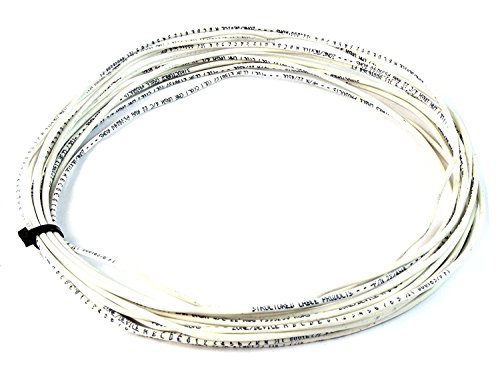 50' ft 22 Gauge 2 Conductor Solid Security Alarm Wire Cable White