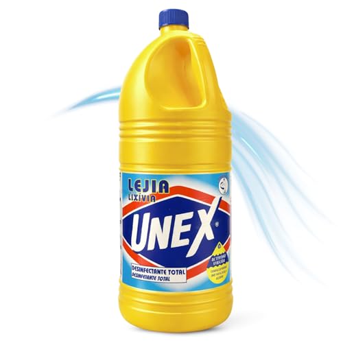 Lejia tradicional, Lejia Normal, Desinfectante Superficies, Uso en Baño, Cocina, Azulejos, Suelos, Aptas para desinfección de bebida y alimentos, Contiene 1 botella de 5 Litros