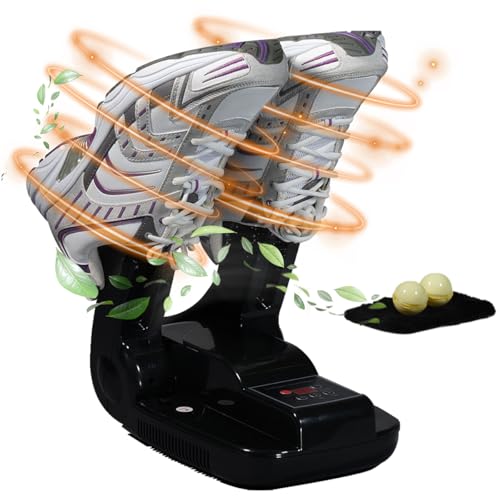 Fleau Secador de zapatos inteligente extensión - Ambientador de zapatos - Calentador de pies - Eliminador de olores - Ozono - Con bolas aromáticas y cepillo para zapatos