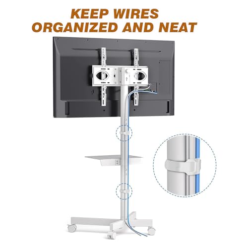 Soporte móvil para TV con ruedas para pantallas 27-60 pulgadas miniatura 6