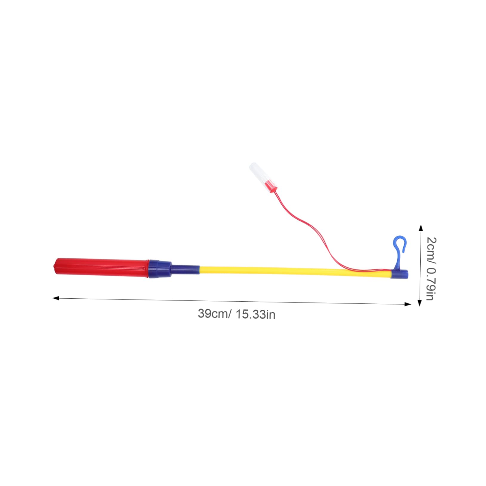 Kisangel 5pcs LED Lantern Poles Luminous Lantern Stick Lightweight Portable Walking Stick Safe Reusable for Holiday Decorations