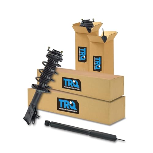 Image of TRQ Front and Rear Complete Strut Assembly & Shock Absorber Kit Complete Strut & Coil Spring Assembly Compatible with 2006-2011 Honda Civic