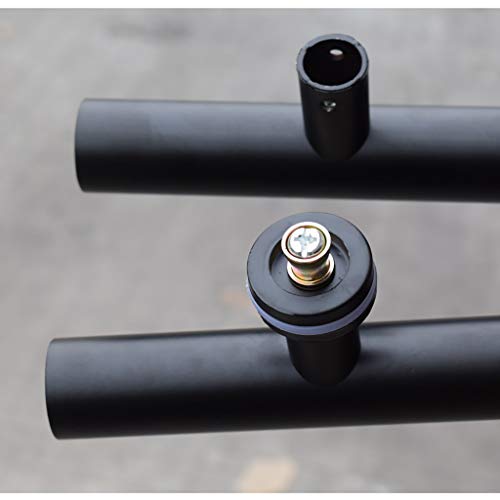 Poignée push-pull tube rond inox résistant aux traces