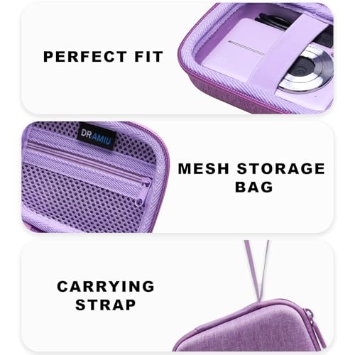 Funda para cámara compacta universal color púrpura miniatura 4