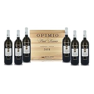 Ca’ Bolani Italienischer Wein Opimio Pinot Bianco Friuli DOC Aquileia, 6×750 Ml in Holzkiste