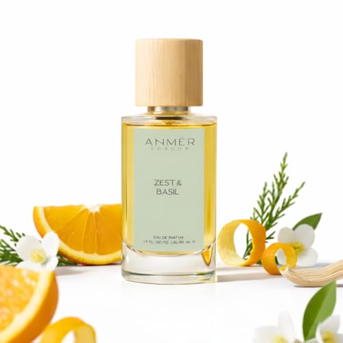 Image of London Zest & Basil Eau De Parfum 50ml | Fresh Citrus Woody Fragrance for Men & Women | Long Lasting Perfume