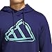 adidas Men's Big Logo Graphic Hoodie, Dark Blue/Green, Medium/Tall