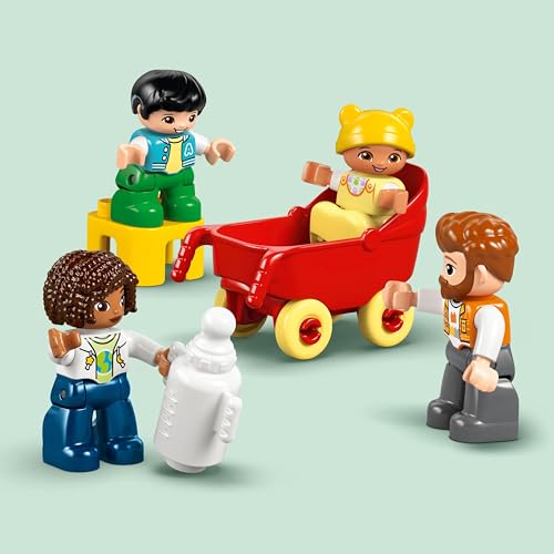 Image of LEGO DUPLO Town 3 in 1 Modern Family House with Figures - Toddlers Dollhouse Building Kit - 10470