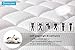 DOMICARE Queen Mattress Pad Cover with Deep Pocket (8-21Inch), Cooling Mattress Topper Cotton Pillow Top, Down Alternative Fill