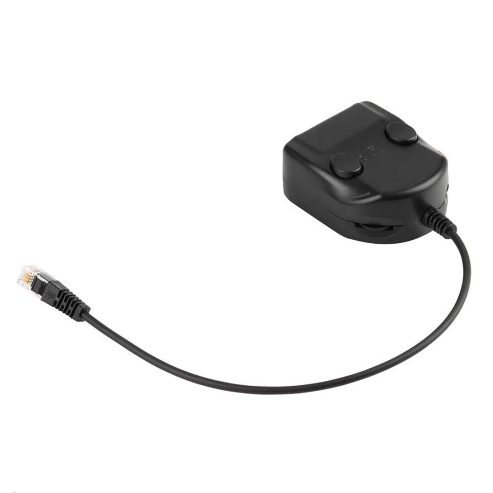 Splitter RJ9 Per Doppio Auricolare Con Mute E Volume Regolabile – Compatibile Con Telefoni Cisco, Avaya, Polycom E Altri IP, Ideale Per Call Center E Formazione