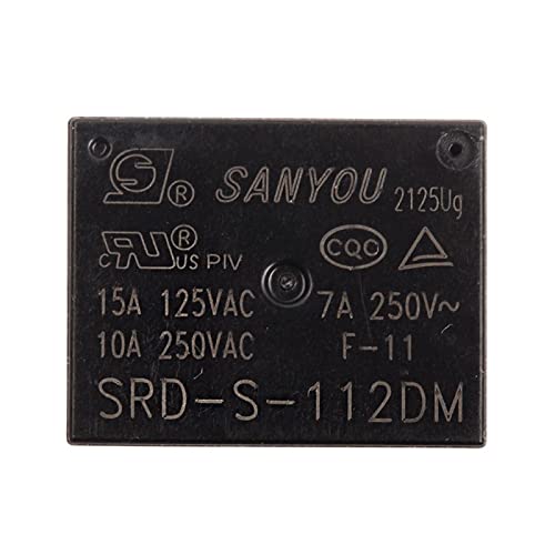 Relais SRD-S-112DM 12V pour réparer une carte électronique en panne Lot de 5 pièces