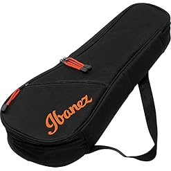 Ibanez IUBS301-BK Housse pour ukulélé de soprano, Noir - Les Beatles, Paul McCartney, John Lennon, RIngo Starr, George Harrison