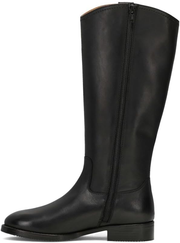 Frye Melissa Button Tall Inside Zip Riding Boots for Women with Smooth, Supple Leather, Rubber Outsole and Signature Hardware – 13 ⅘” Shaft Height