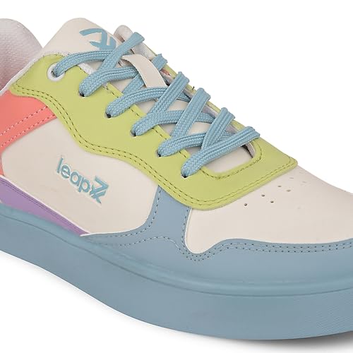 Image of Liberty Leap7x Anna-1 Casual Lacing Sneakers for Women with EVA Sole | Comfortable Outsole | Lightweight Durable and Cushioned Footbed | Flexibility and Shock Absorption