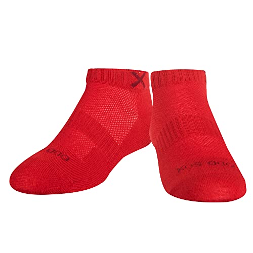 Odd Sox Basix Solid Heather Ankle Socks for Men & Women, Performance Comfort Cotton2