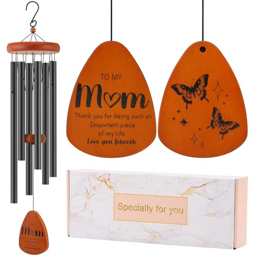 Gifts for Mom, Birthday Gifts for Mom from Daughter Son, Mother Gift for Birthday, Mothers Day, Thanksgiving, Christmas, Valentines Day, 32 Inch Wind Chimes Gift for Home Decor