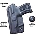 Ruger LCP MAX Holster :Fit | Right Side | IWB Concealed Carry Holster for Ruger LCP MAX .380 | Made by HawkTac