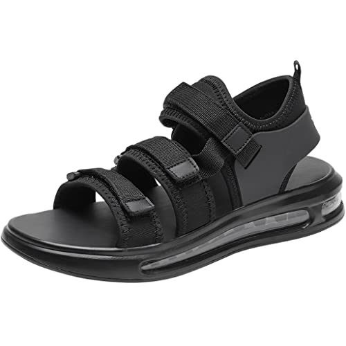 Men Sandals Air Cushion Beach Casual Shoes Outdoor Sandals(D,39 Code)