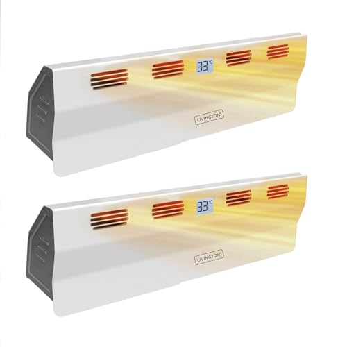 Livington SmartAir - 2x Heizkörperventilator - Heizungsventilator zur besseren Wärmeverteilung, Heizleistung erhöhen & Heizkosten senken - Heizkörperverstärker als Energiesparlösung, Warmluftverteiler