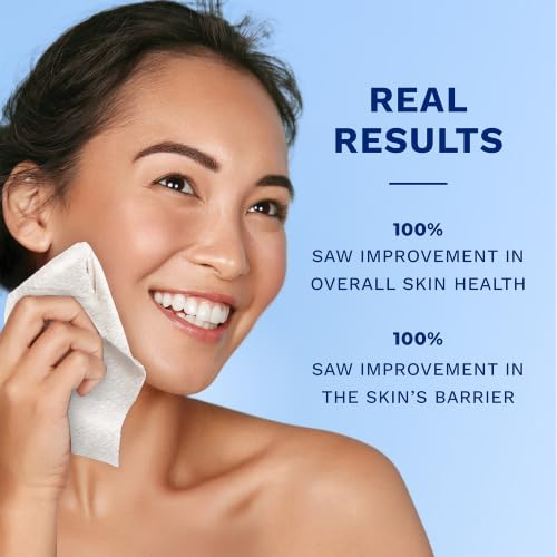 Image of Q-tips Clean Disposable Face Towels for Cleansing, 100% Cotton, 50 Count