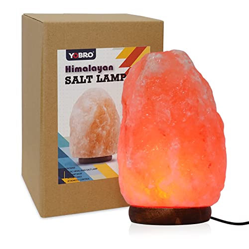 YOBRO Himalayan Salt Lamp, USB Salt Lamps with Remote Control, Hymalain
