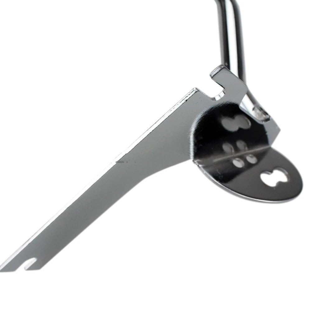 Base de bombilla Clips Soportes de luz de motocicleta compatibles con Harley Road King FLHR 1994-2013, soporte adicional para faros antiniebla, barra protectora.(Black)