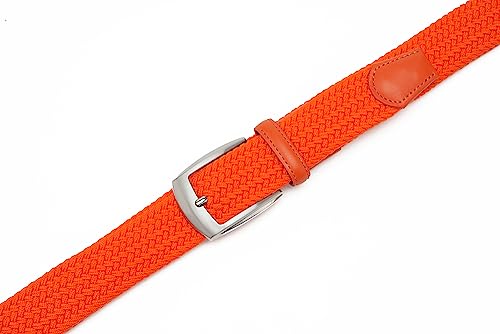 Image of Fabio Valenti Canvas Elastic Fabric Woven Stretch Braided Belts for Men Women Junior with Multicolored /Full Sizes