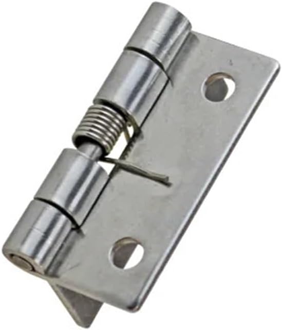 Stainless Steel 1-Inch Hinge with Spring Rotating Plate Automatic Alignment and Folding 1Pcs(32x25mm)