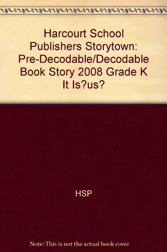 Buy It Is Us? Grade K Pre-Decodable / Decodable Book: Harcourt School Publishers Storytown — BookShops.in