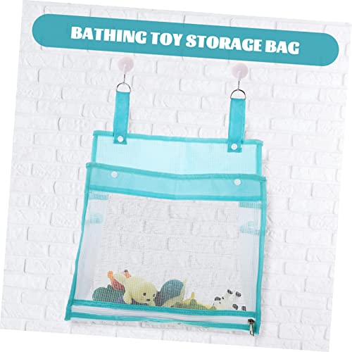 Toyvian Saco De Malha De Armazenamento De Brinquedos Pendurado Na Parede Saco De Brinquedos Suporte