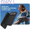 Funda para Mi Xiaomi Poco F8 Ultra y K90 Pro MAX, funda protectora de TPU suave, ultra delgada, mate, minimalista, lisa (Negro) 4