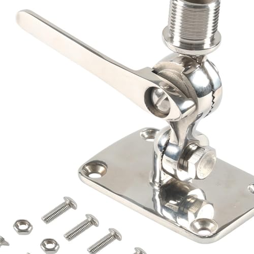 Soporte antena VHF base ajustable para evitar roturas en mar 7