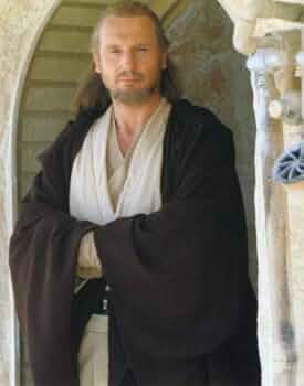 スターウォーズ　直筆サイン　クワイガン・ジン　リーアム・ニーソン氏 リーアム・ニーソン、『スター・ウォーズ』クワイ＝ガン・ジンの