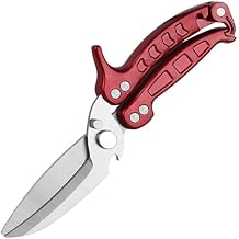 YVAOG Kitchen Scissors/Shears,Multi-purpose Super Sharp Heavy Duty Poultry Scissors,for Poultry, Fish, Meat, Vegetables, a Good Partner in the Kitchen Burgundy