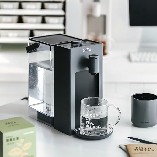Image of BUYDEEM S9023 Instant Hot Water Dispenser, Countertop Water Boiler & Warmer for Tea, Coffee and Baby Formula, Adjustable 8 Temperatures & 5 Water Outputs, 3L Water Tank(102oz), Dark Gray