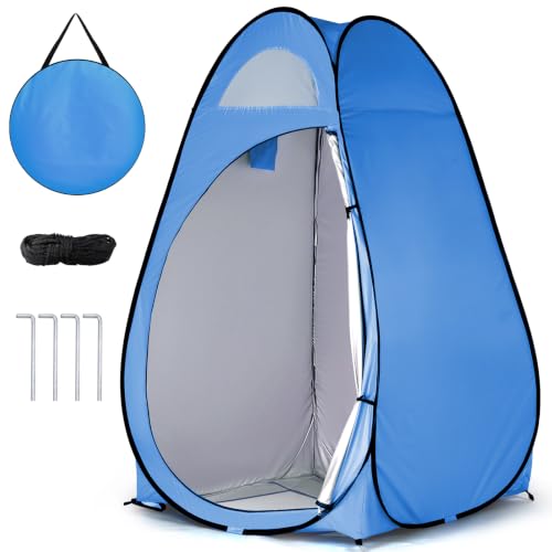 VINGLI Pop Up Shower Tent, Carpa de Ducha Instantánea con Bolsa de Transporte miniatura 1