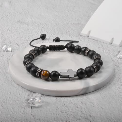 Gbtbys To My Dad Bracelet, Religious Christian Fathers Gifts For Daddy, Dad Gifts From Daughter Son, Cross Bracelet Retirement Birthday Gifts For Men #TOP4