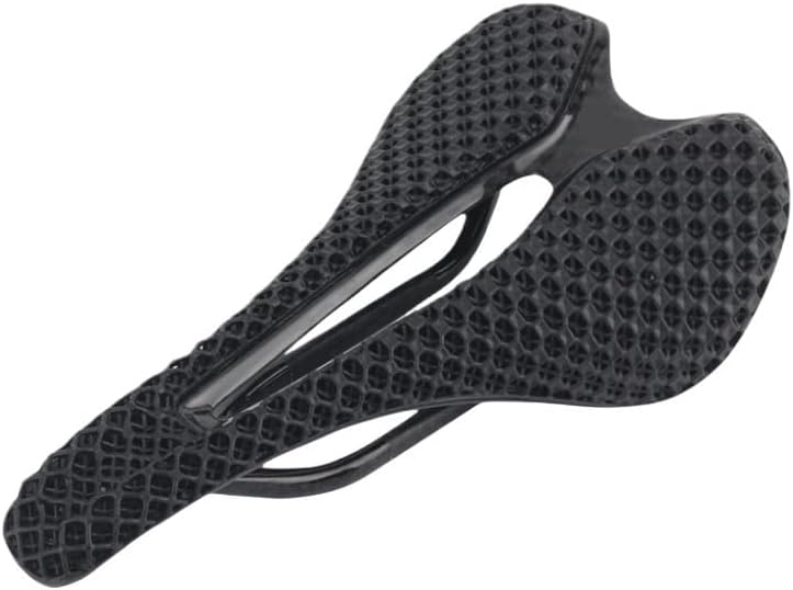 Highway Mountain Bike Saddle Hollow Honeycomb Design Carbon Fiber Lightweight Comfortable Shock-Absorbing Riding Seat