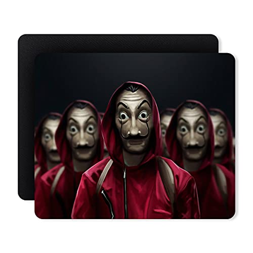 Image of Chiraiyaa Moneyheist Designer Printed Premium Mouse pad with Anti-Skid Base and Smooth Gliding (9 in x 7.5 in)