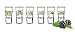 Produktbild 6 Schnapsgläser Tequilagläser mit Sprüchen Gläser Schnaps Shots Stamper Wodkagläser