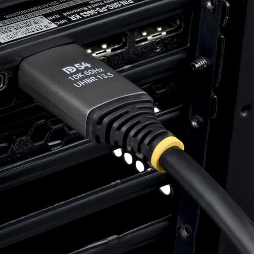 Cable DisplayPort 2.1 StarTech de 50cm para Monitores Gaming 8K HDR 6