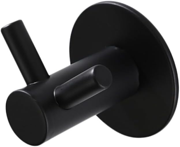 Veemoon Wall Hook Waterproof Sturdy Organizer Multifunctional Hanger Black Stainless Steel Modern Design for Home and Hallways for Hats and Keys
